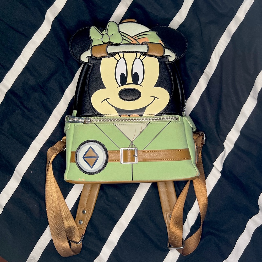 Safari Minnie Mouse Loungefly Backpack